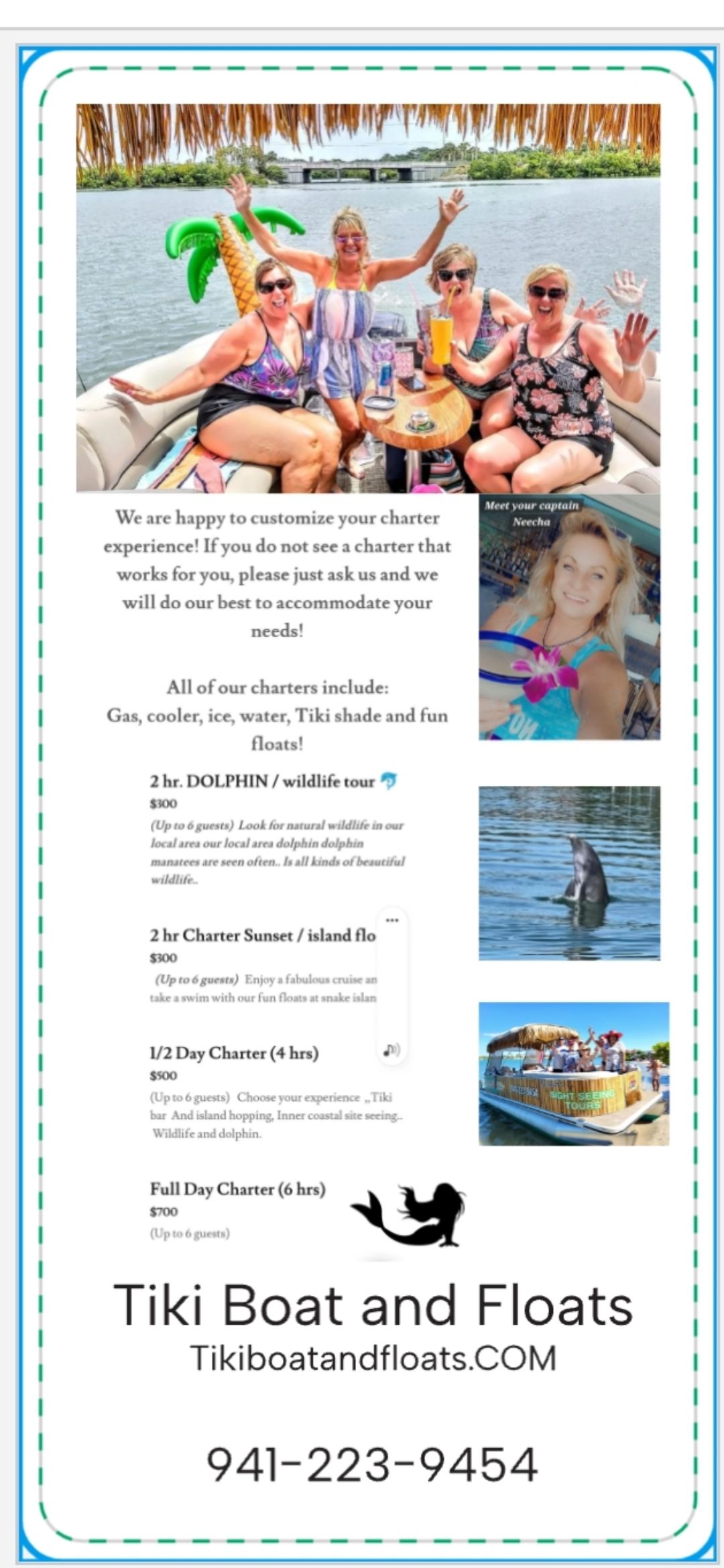 Tiki Boat and Floats gallery photo
